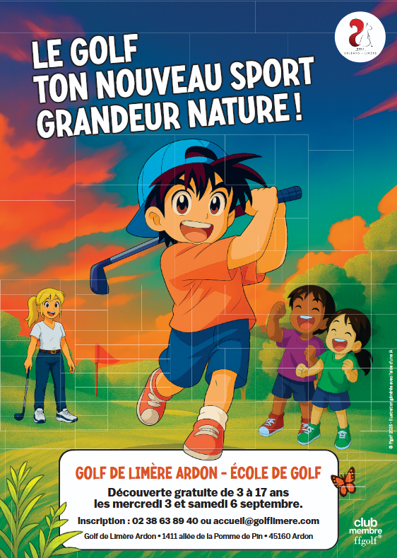 Decouverte golf Ardon 03 09 25