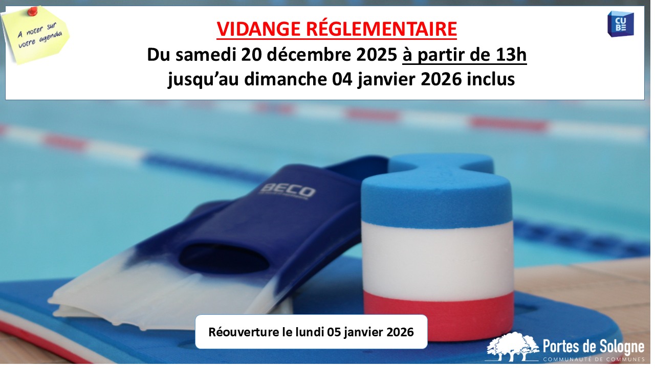 Nettoyage des bassins Le Cube