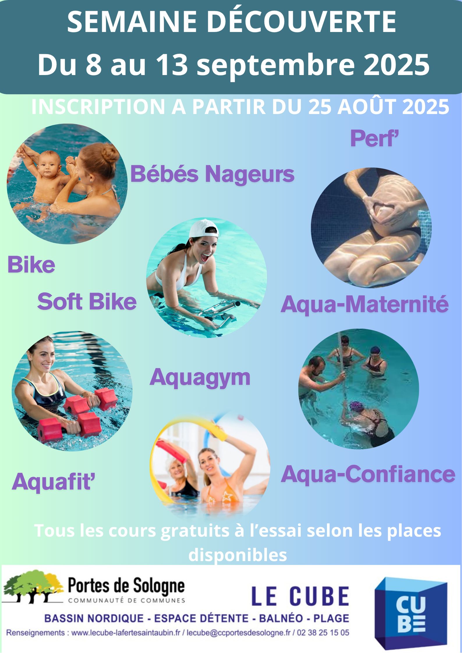 Semaine dcouverte Natation 8 au 13 09 25