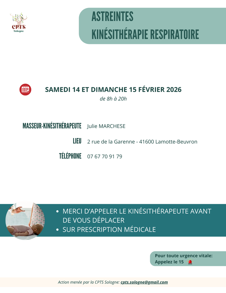 Astreintes kine respi 14 02 26