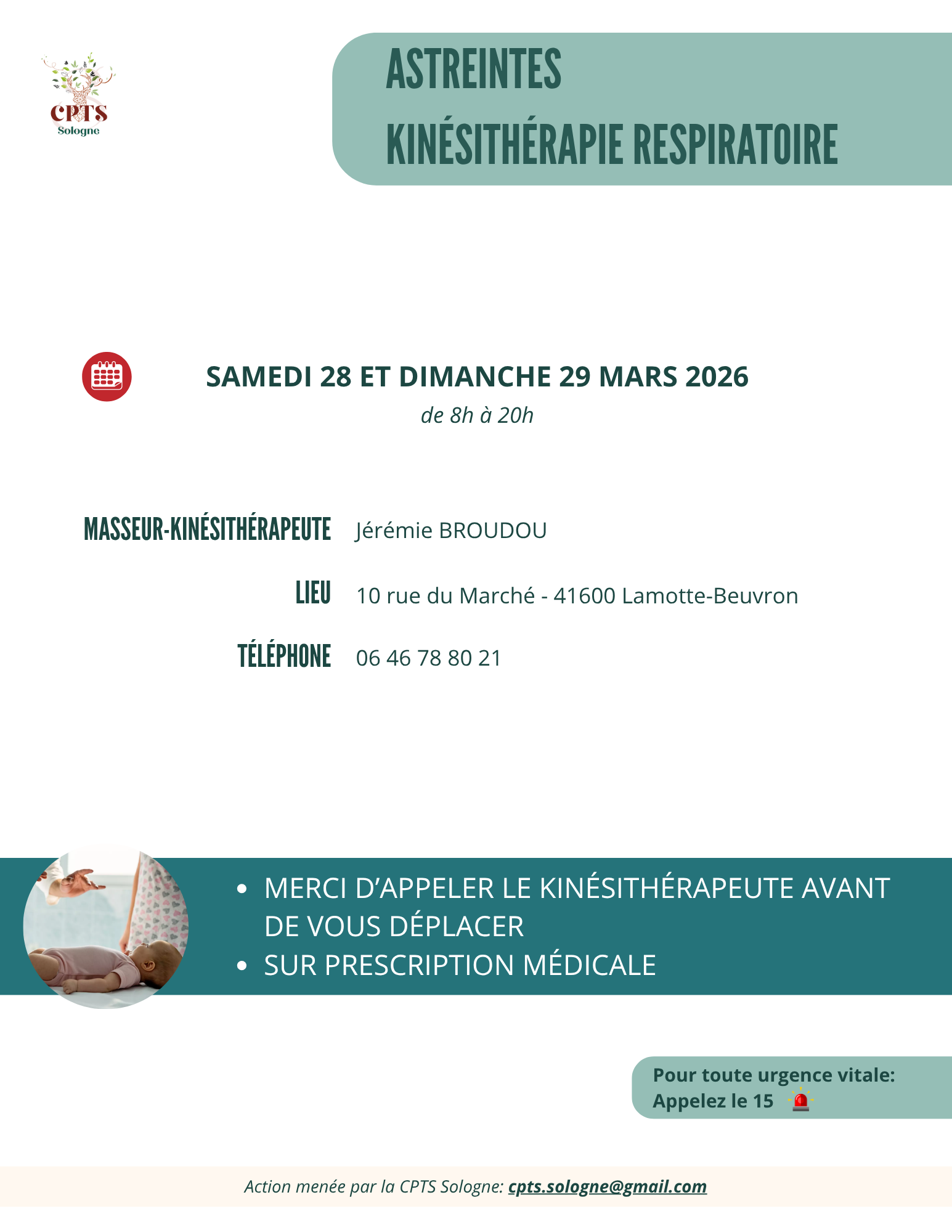 Astreintes kine respi 26 03 27