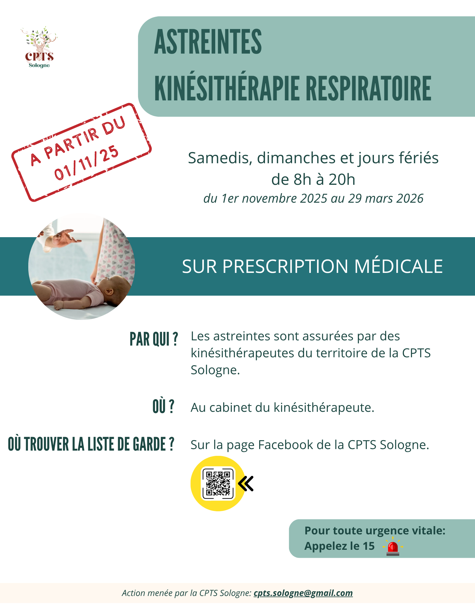 Astreintes kinsithrapie respi regles 2025
