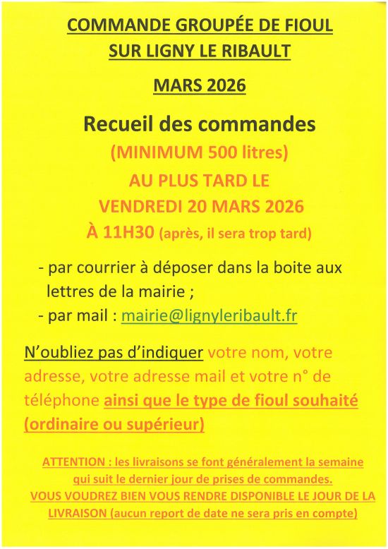 Commande fioul Mars 26 v2