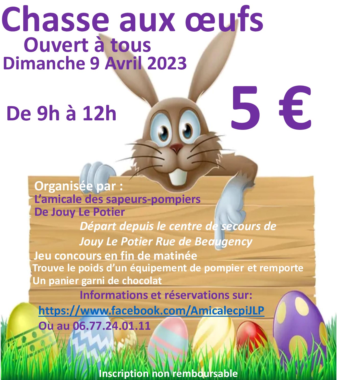 Chasse aux oeufs Jouy 08 04 2023