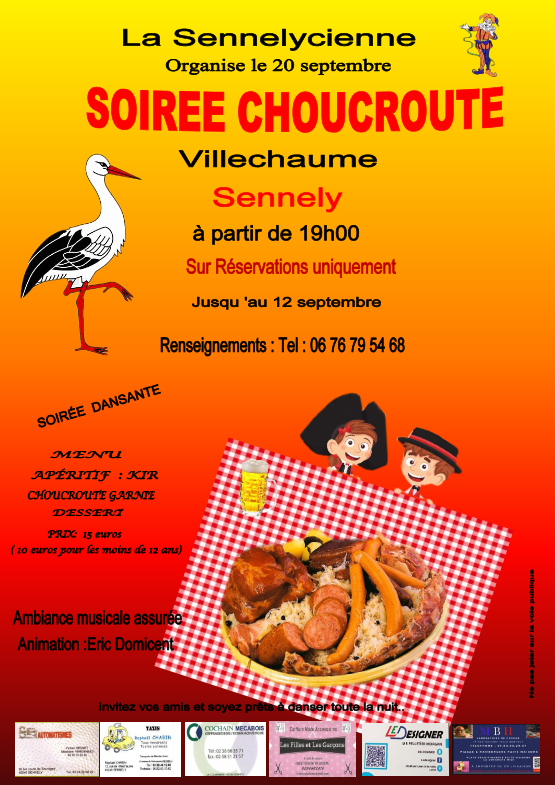 Soire Choucroute Sennely 20 09 25