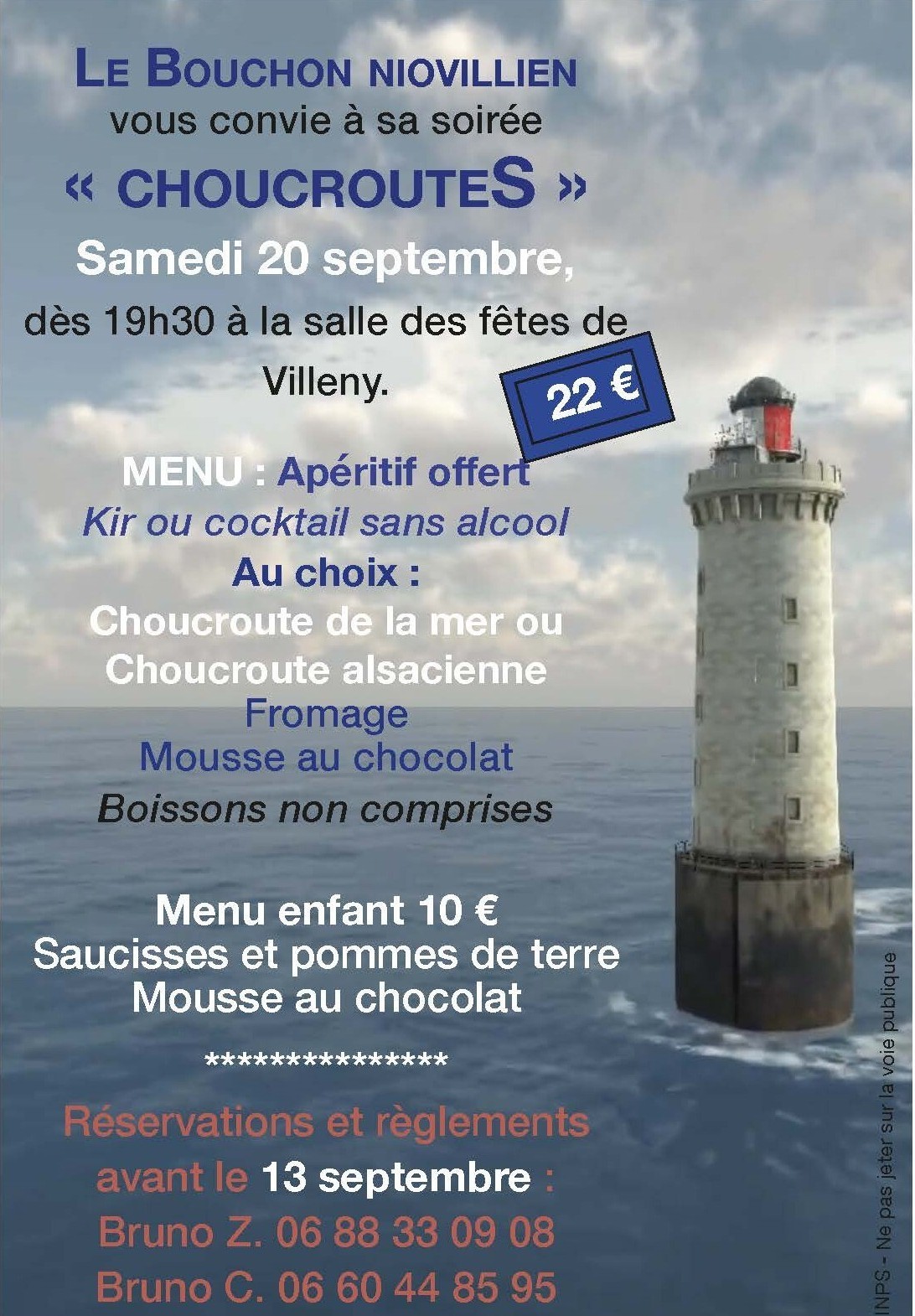 Soiree Choucroutes Villeny 09 2025