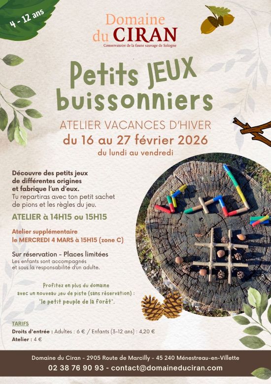 Petits jeux Ciran vacances hiver 02 26