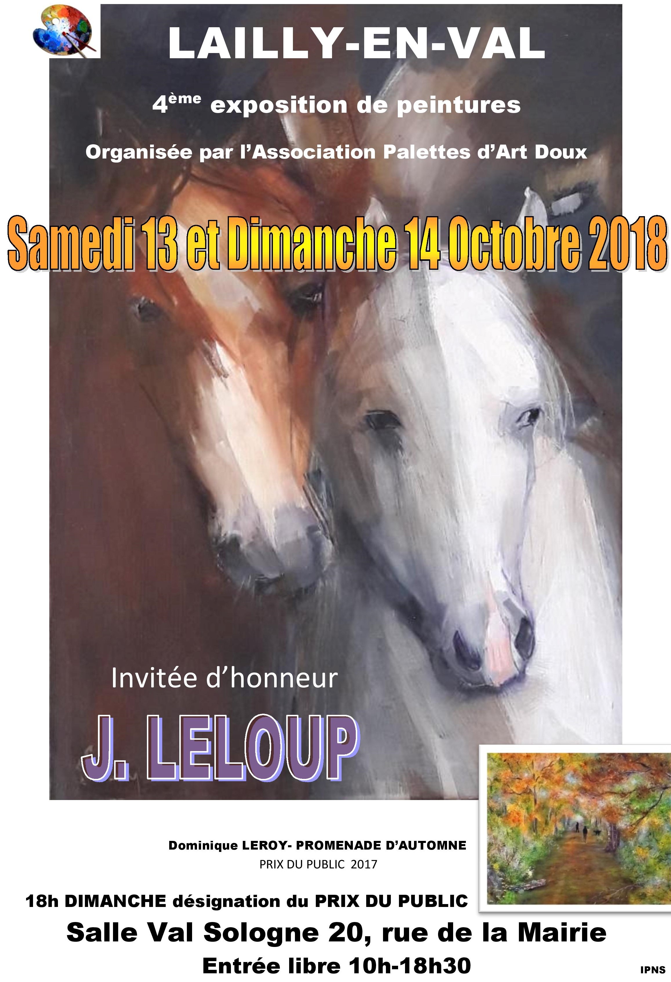 affiche expo LAILLY 2018
