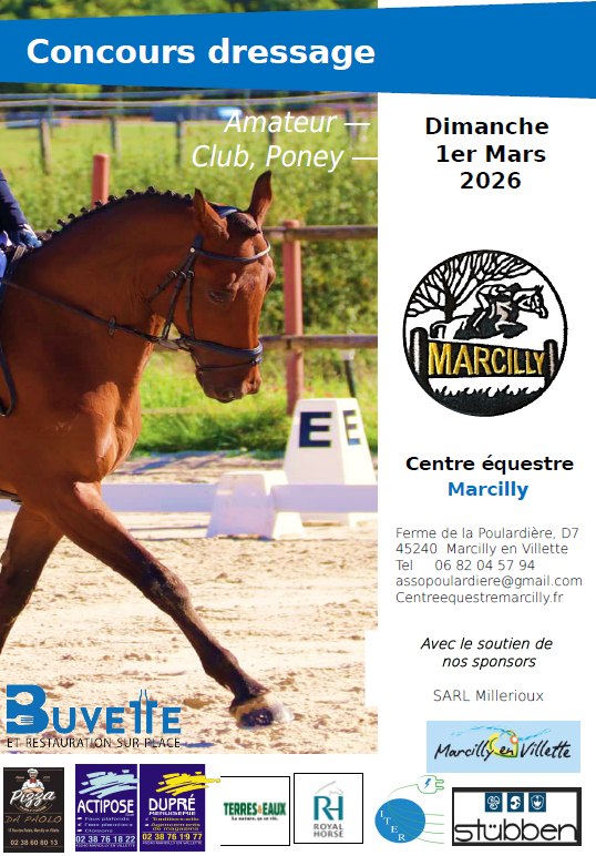 Concours dressage Marcilly 28 02 26