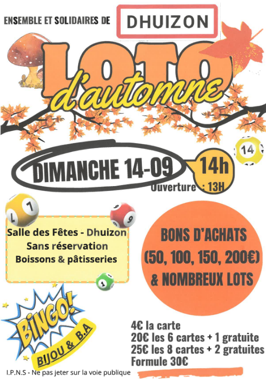 Loto Dhuizon 14 09 25