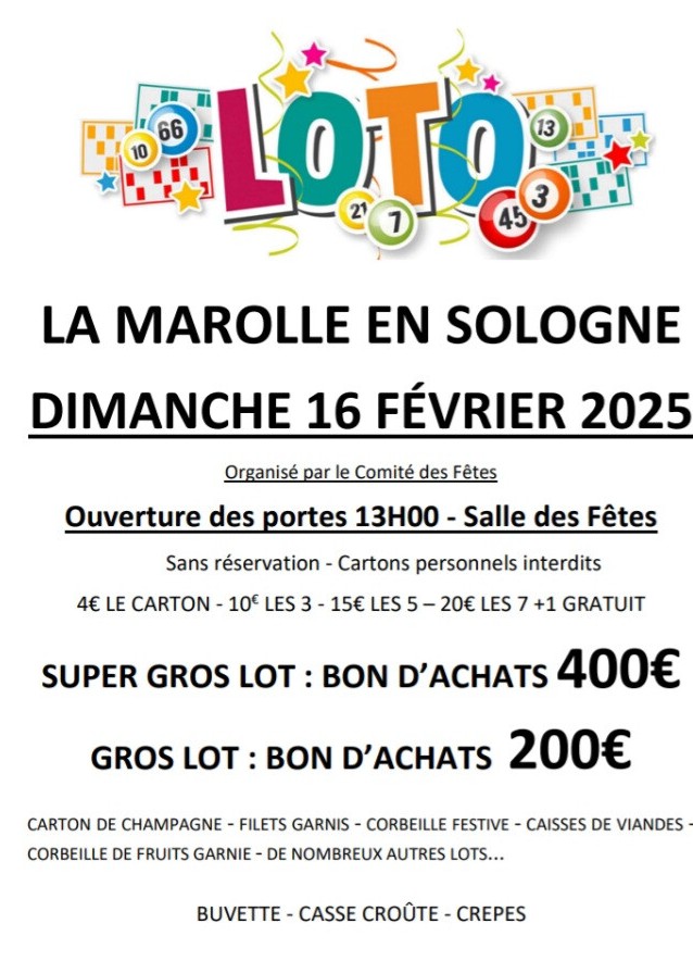 Loto La Marolle 16 02 28