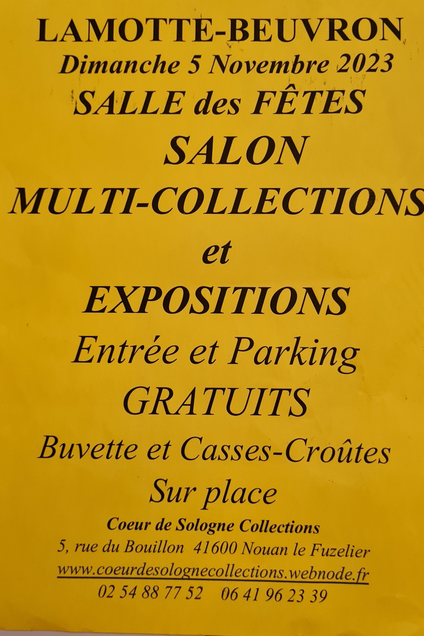 Salon des collections 05 11 2023