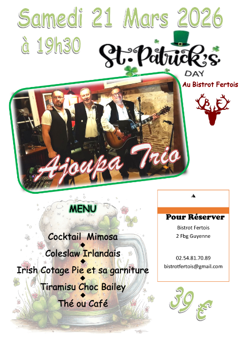 St Patrick Day LFSC 21 03 26