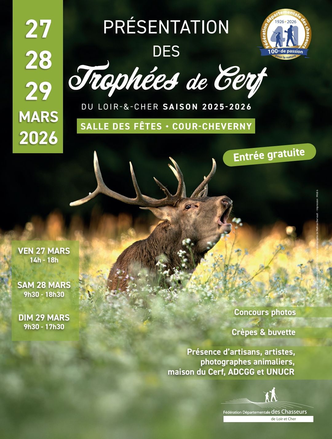 Trophee de cerf Cour cheverny 28 03 26