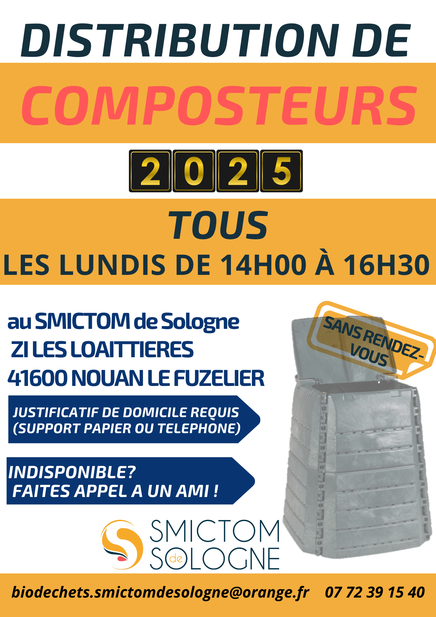 Distribution composteurs 2025