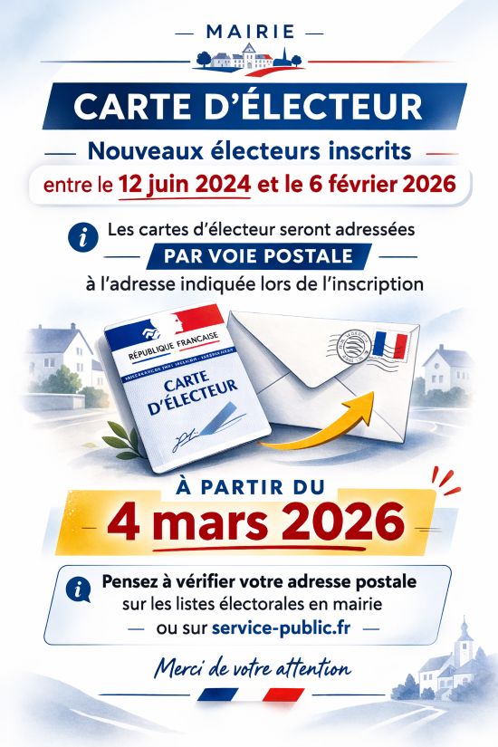 Envoi carte electeurs 03 26
