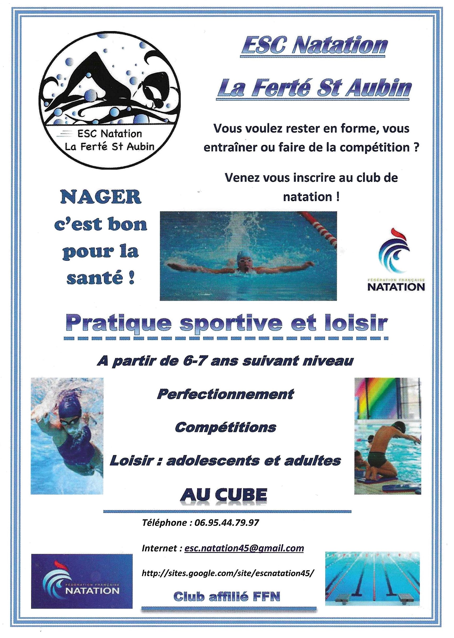 Cours natation LFSA 2023