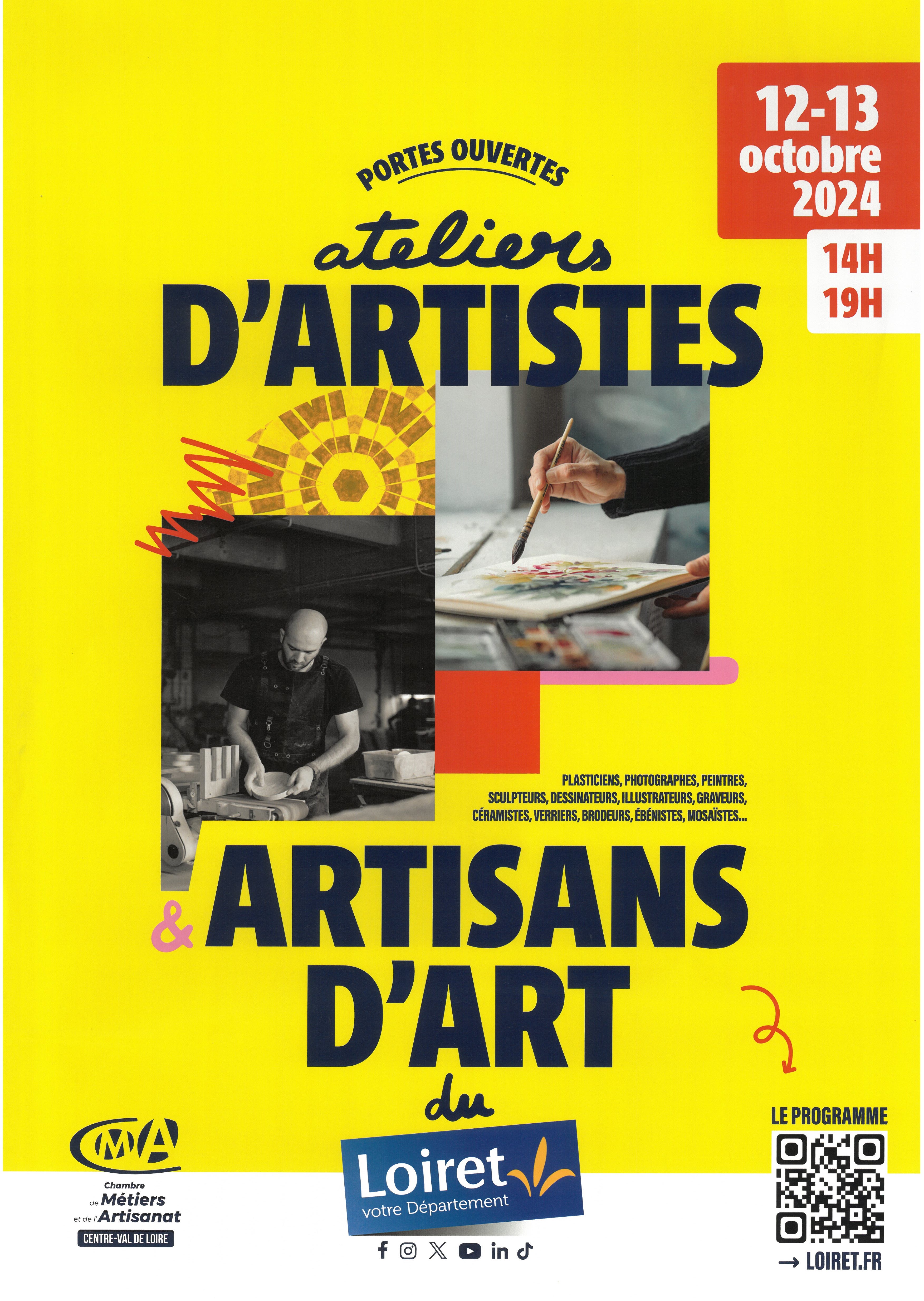 Artistes artisans loiret 10 2024