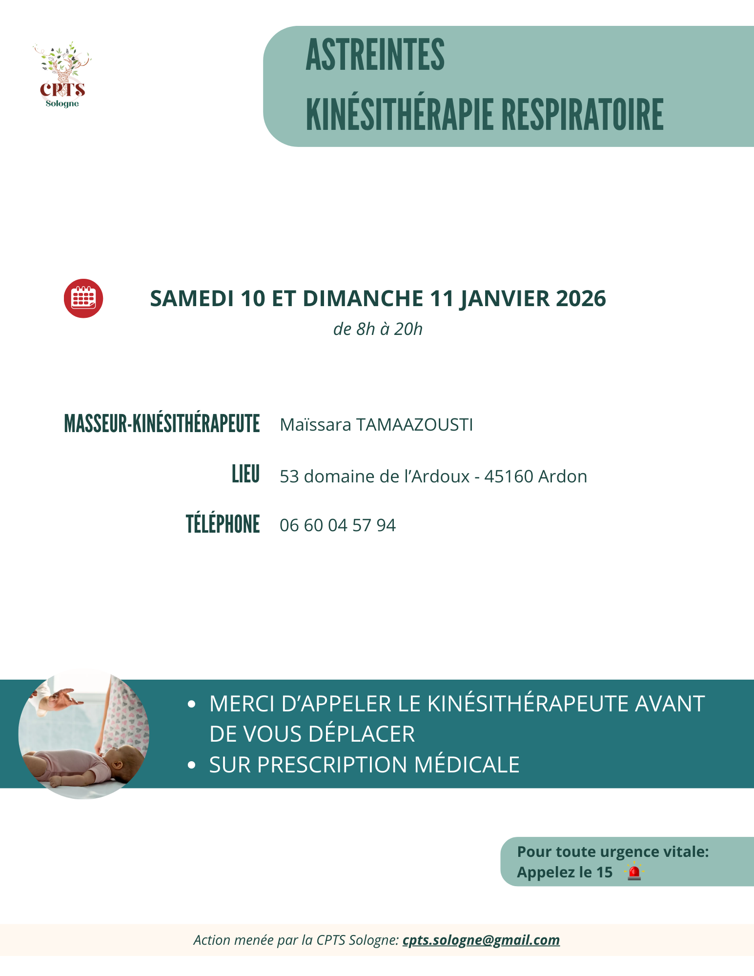 Astreinte Kine 26 01 10