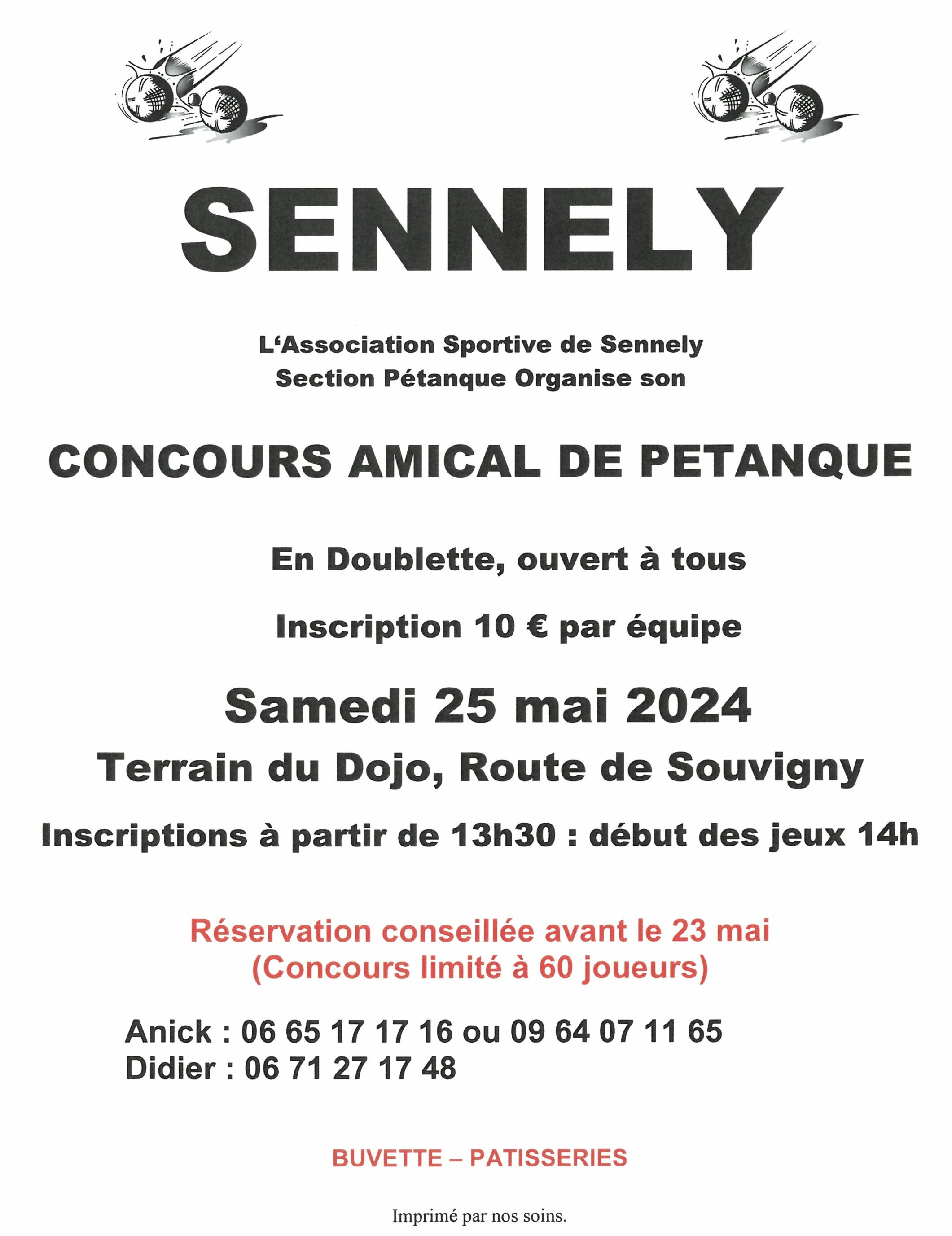 Petanque Sennely 25 05 24