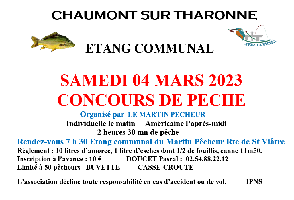 Concours pche chaumont 04 03 2023