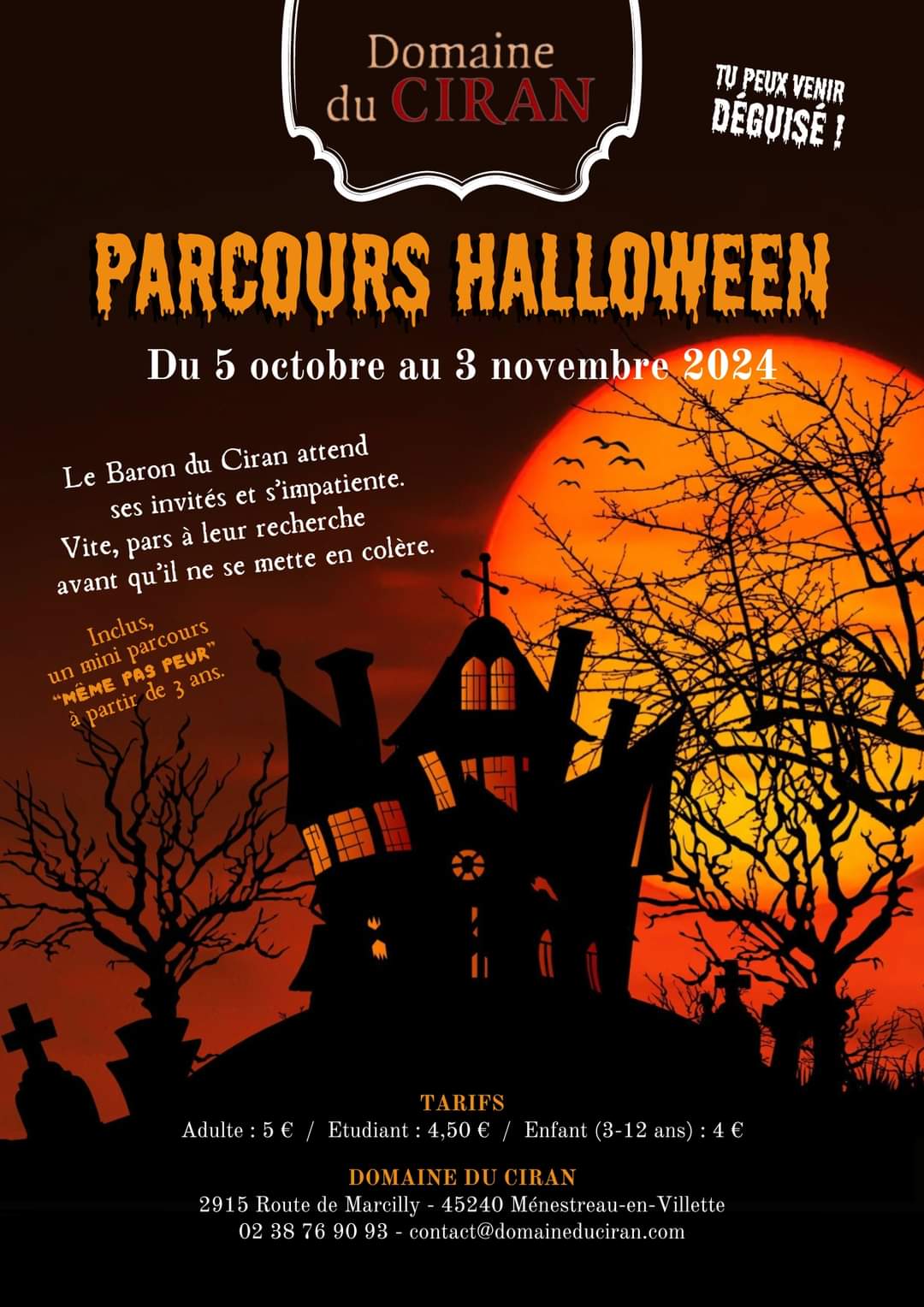 Parcours halloween 10 24