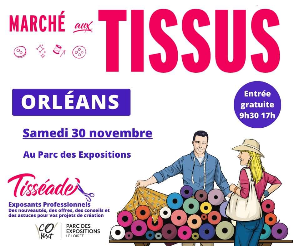 Marche tissus Orlans 30 11 24