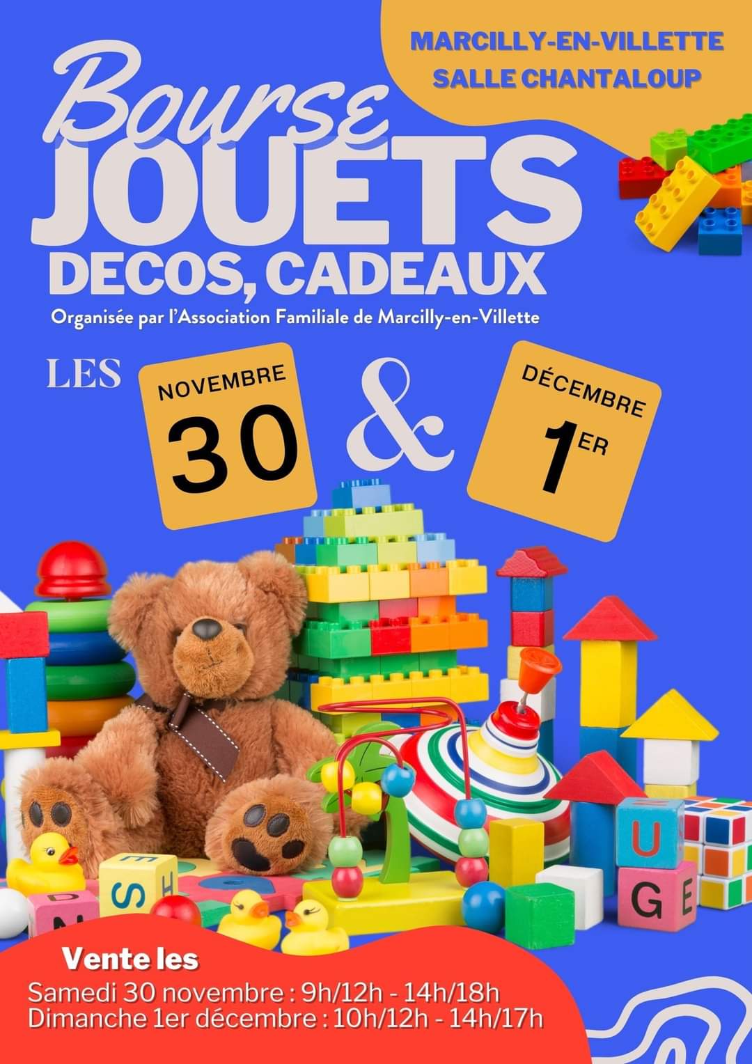 Bourse aux jouets Marcilly 30 11 24