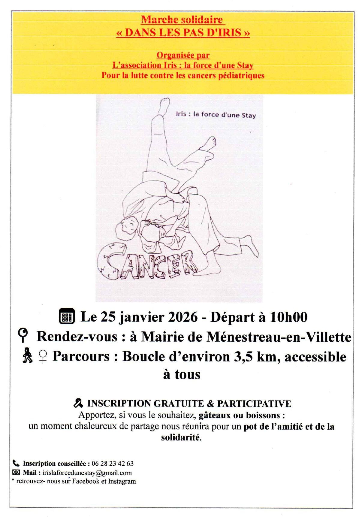 Marche Solidaire Menestreau 26 01 25