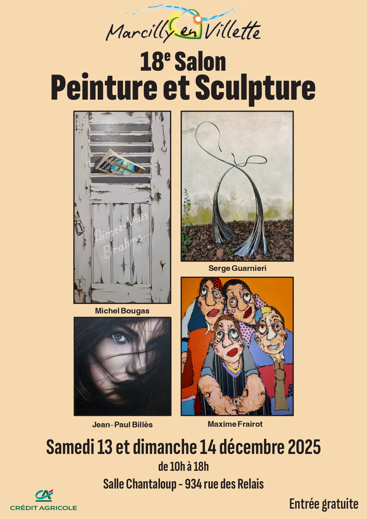 Salon peinture et sculpture Marcilly 13 12 25