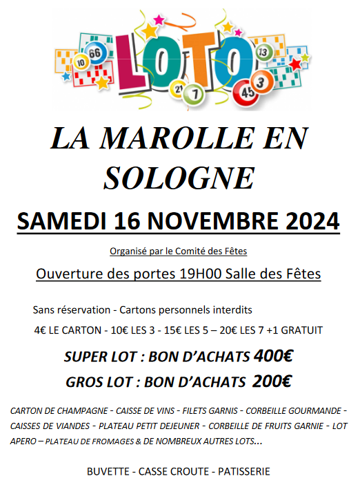 Loto La Marolle 16 12 24