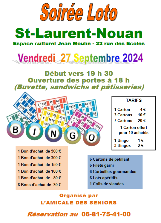 Loto St Laurent 27 09 24