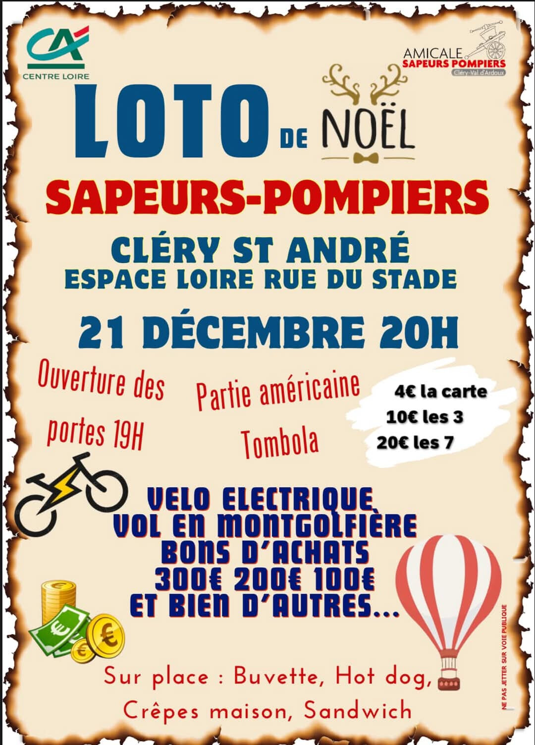 Loto Pompiers Clery 22 12 24