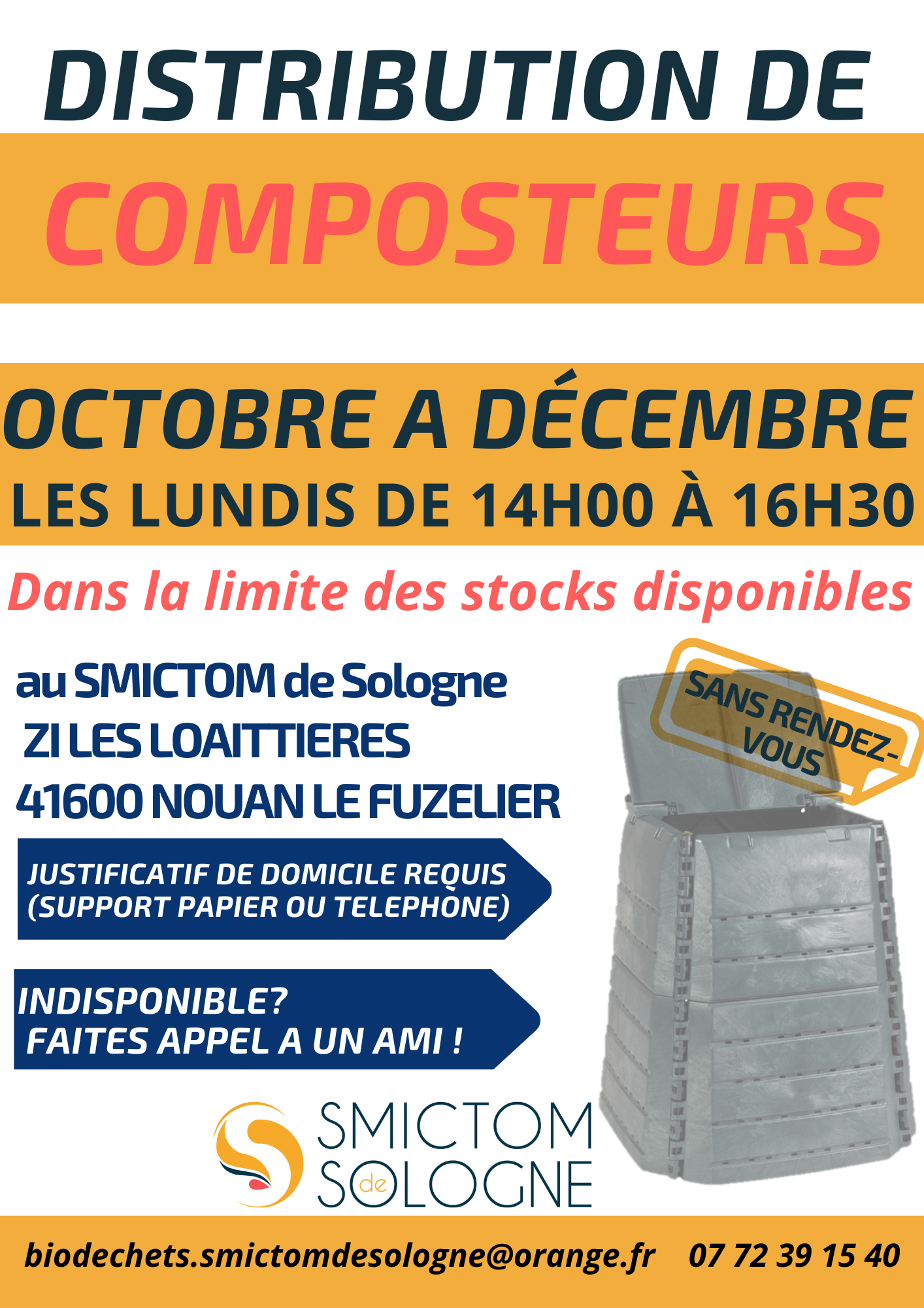 Distribution composteurs octobre dcembre 2024