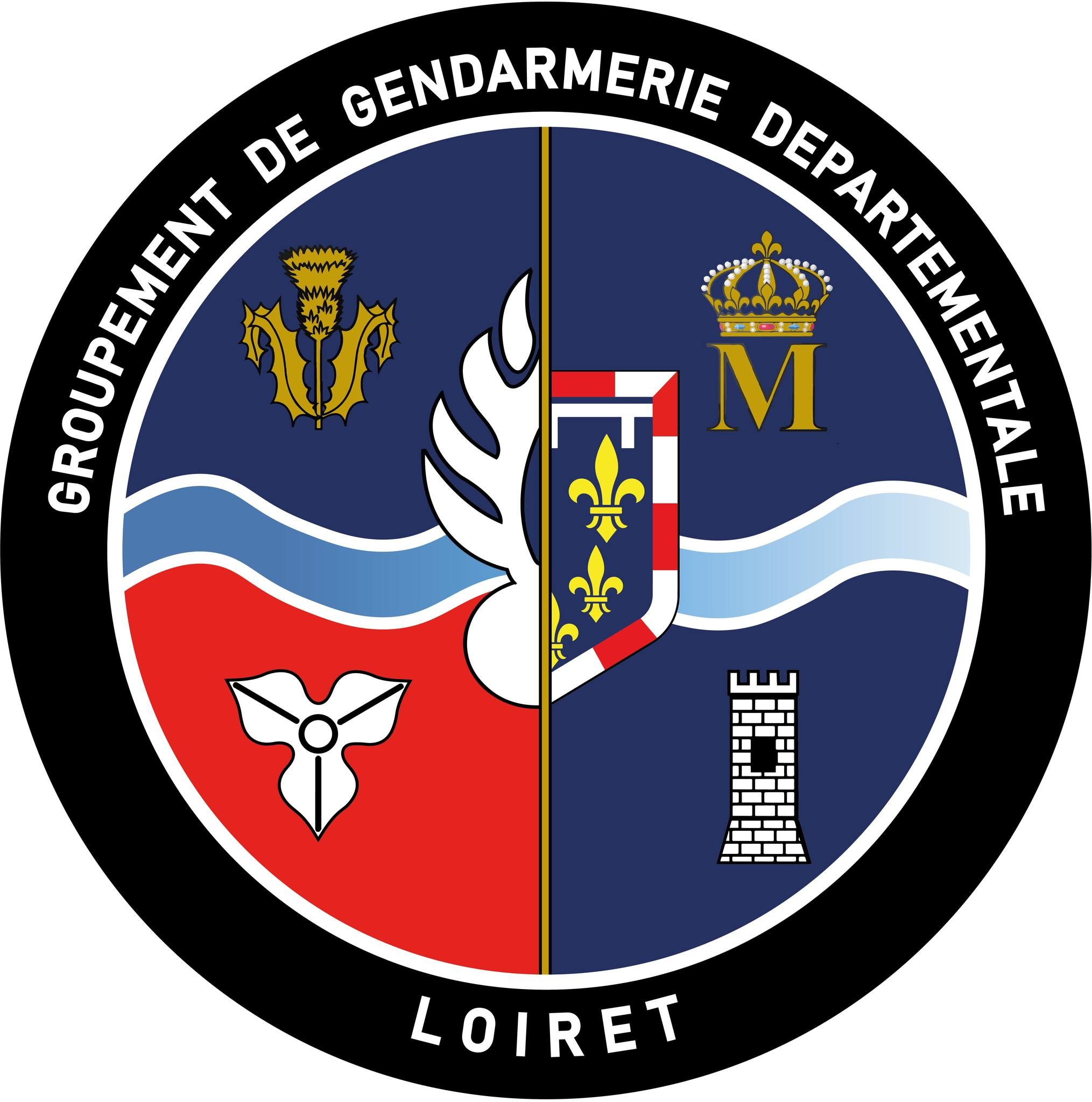 Logo gendarmerie loiret 2024