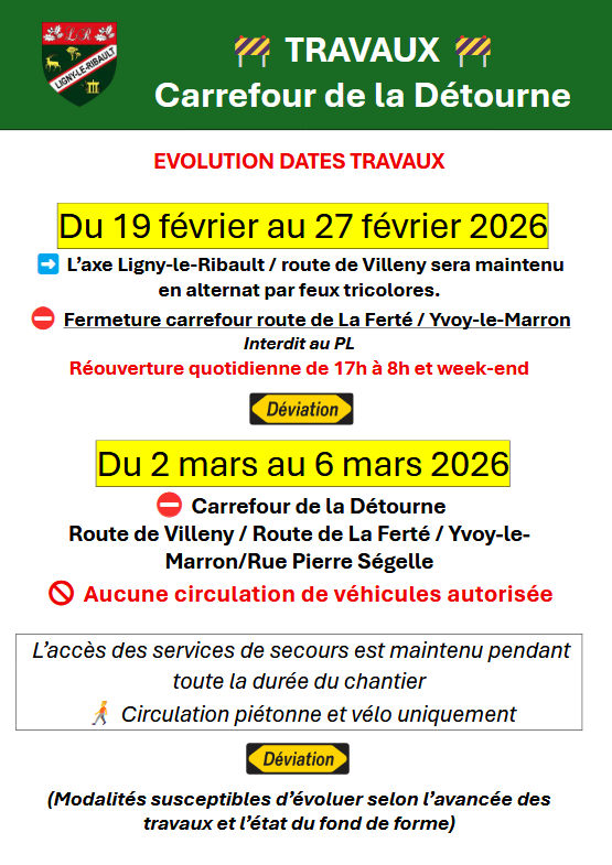 Detourne 3 et 4 phase fevrier 2026