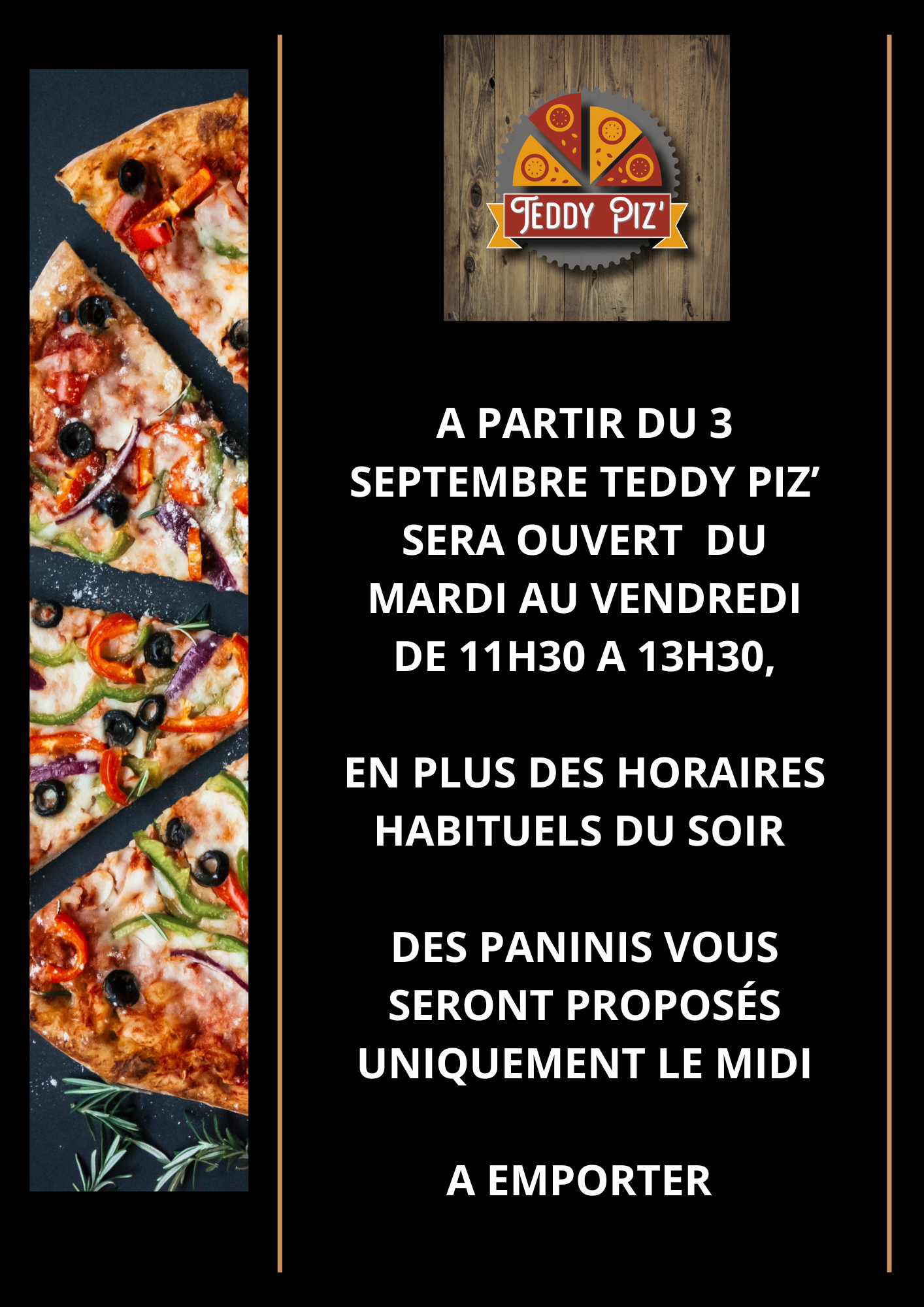 Teddy Pizza Moderne 09 2024